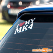 I love my MK4 matrica - Volkswagen Golf 4. (fehér)