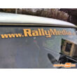 RallyMedia.tk felirat matrica - napsárga