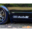 Audi felirat matrica fehér színben - Audi A4