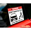 Don't touch my Honda Civic 6gen EK matrica