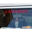 Mitsubishi szélvédőfelirat matrica piros színben