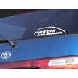 Kép 3/3 - Toyota Previa Club Hungary logó autómatrica - fehér