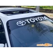 Kép 3/3 - Toyota szélvédőmatrica fehér színben - Toyota Celica