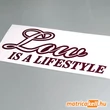 Kép 1/3 - Low is a Lifestyle matrica