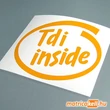 Kép 1/3 - TDI inside matrica