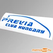 Kép 1/3 - Toyota Previa Club Hungary matrica (logo)