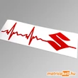 Kép 1/2 - Suzuki szívdobbanás matrica (pulzus, ekg)