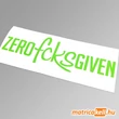 Kép 1/2 - Zerofucksgiven felirat matrica