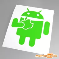 Android eat Apple matrica