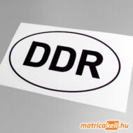 DDR felségjelzés matrica