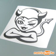 Devil racer girl matrica