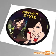 Gangnam style színes matrica