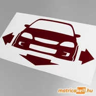Honda Civic 6g down and out matrica