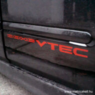 Honda DOHC VTEC felirat matrica