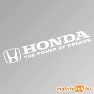 Honda Power of Dreams szélvédőmatrica