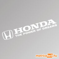 Honda Power of Dreams szélvédőmatrica