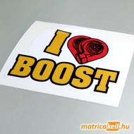 I love Boost matrica