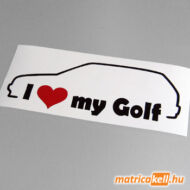 I love my Volkswagen Golf 3 matrica