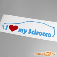 I love my Volkswagen Scirocco mk2 matrica