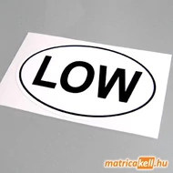 LOW felségjelzés matrica