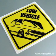 Low vehicle Volkswagen Golf 1 matrica