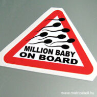 Million Baby on board! matrica