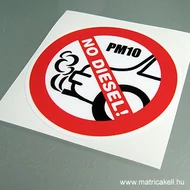 No Diesel! matrica