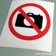 No Foto! matrica