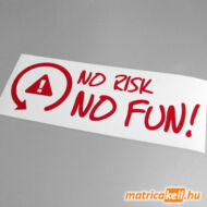 No risk, no FUN! matrica