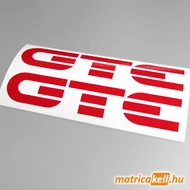 Opel GTE felirat matrica