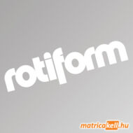 Rotiform szélvédőmatrica