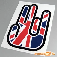 Shocker matrica Angol zászlóval