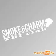 Smoke and Charm TDI club szélvédőmatrica