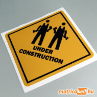 Under Construction matrica munkásokkal