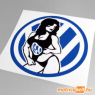 VW sexy girl matrica