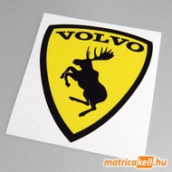 Volvo címer matrica ágaskodó rénszarvassal