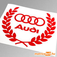 Audi babérkoszorú matrica