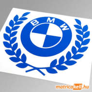 BMW babérkoszorú matrica