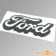 Ford retro felirat matrica