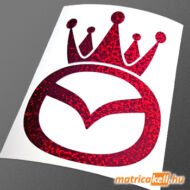 Mazda king hologramos matrica (új emblémával)