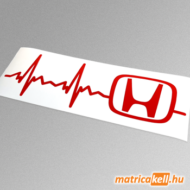 Honda szívdobbanás matrica (pulzus, ekg)
