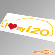 I love my Hyundai i20 matrica