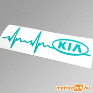 KIA szívdobbanás matrica (pulzus, ekg)