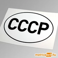 CCCP felségjelzés matrica