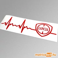 Lancia szívdobbanás matrica (pulzus, ekg)