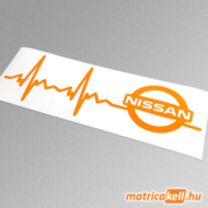 Nissan szívdobbanás matrica (pulzus, ekg)
