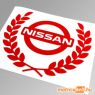 Nissan babérkoszorú matrica
