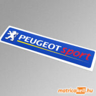 Peugeot sport matrica (színes)