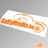 RallyMedia.hu logo matrica (plottervágott)