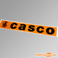 Casco retro matrica (narancssárga)